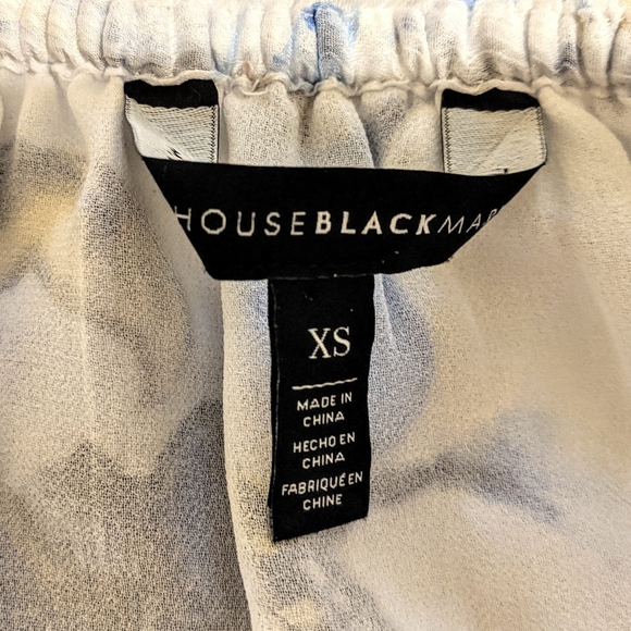 WHBM floral blouse (xsmall) - Picture 7 of 9